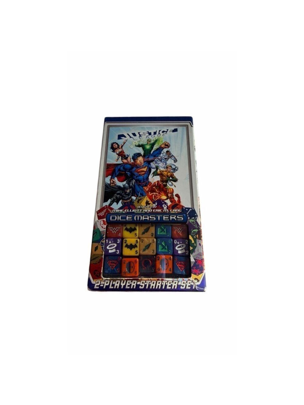 Justice League Dice Masters 2-Player Starter Set WizKids Complete Used
